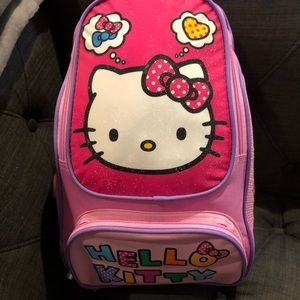Hello Kitty bag with sleeping bag